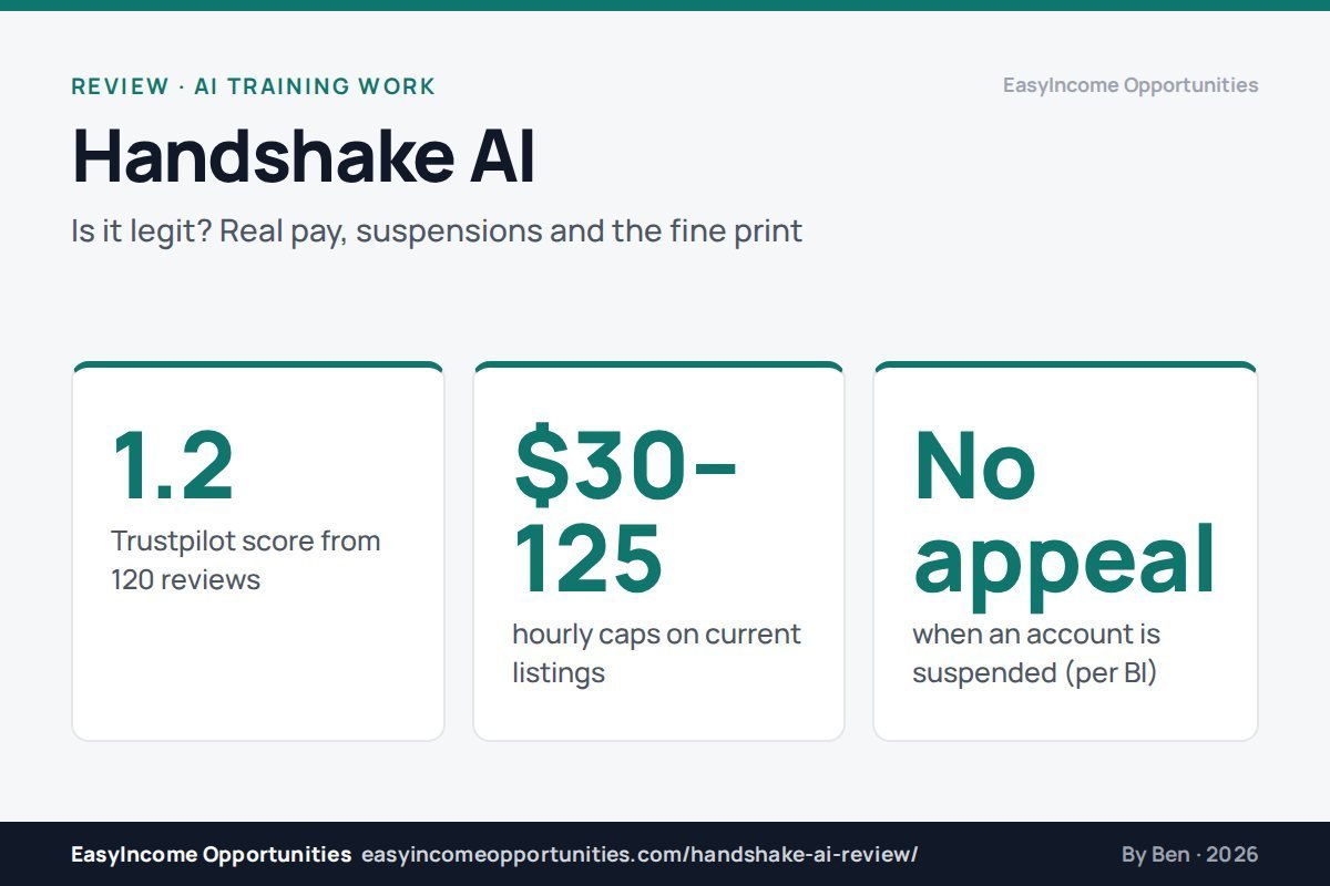 Handshake AI Review 2026: Is Handshake AI Legit? Pay, Suspensions and the Fine Print
